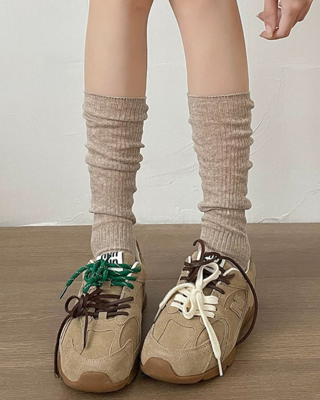Slouchy Combed Cotton Over-the-Calf