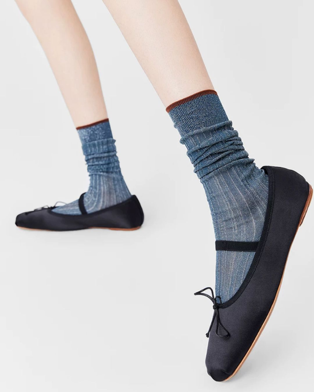 Lurex Glass-Silk Over-the-Calf