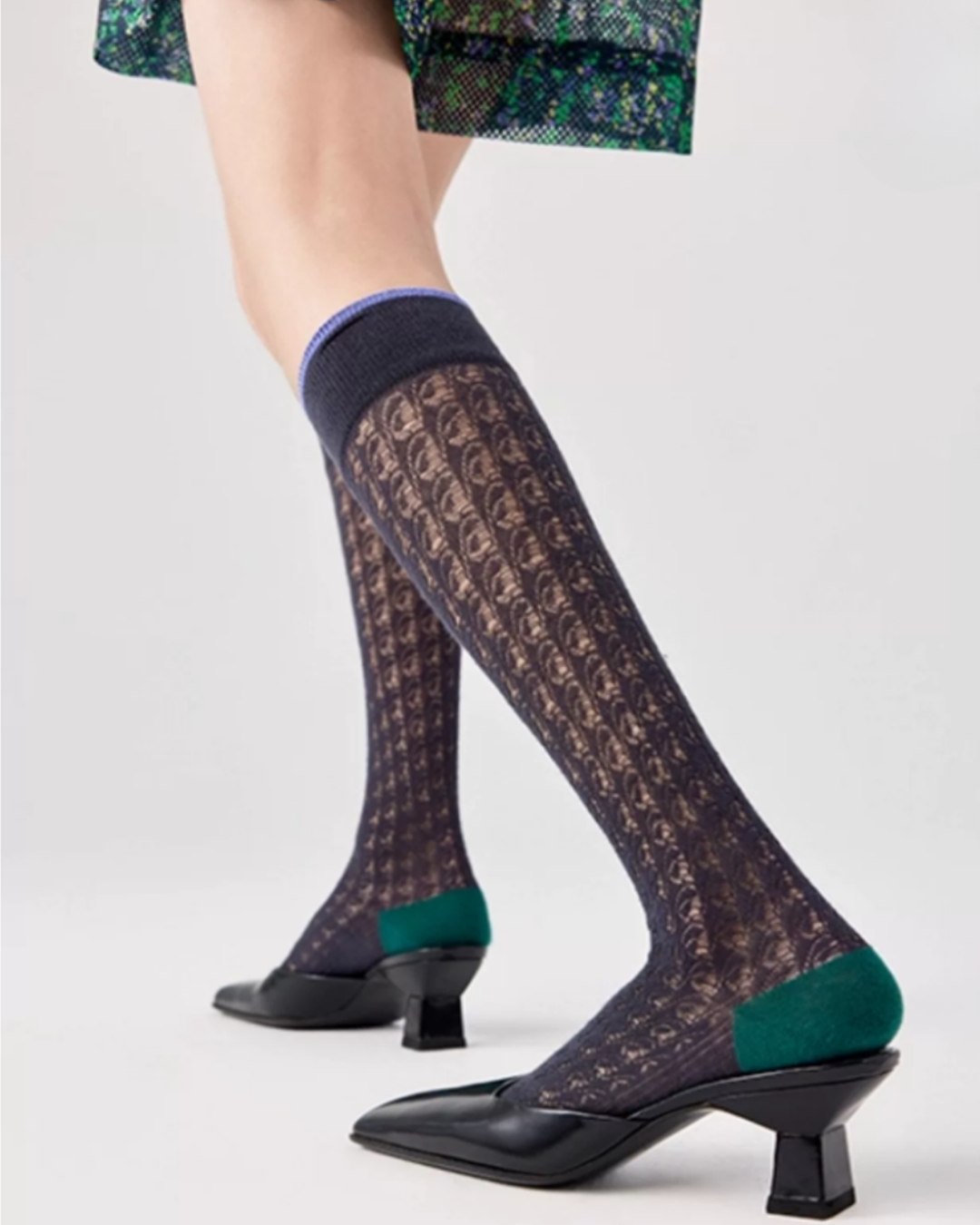 Signature Over-the-Calf Lace Sheer