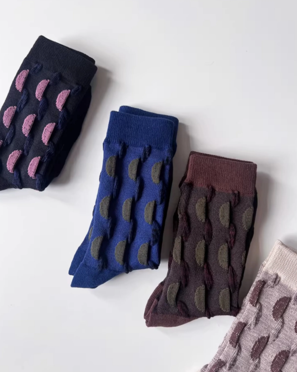 Crescent Textured Crew