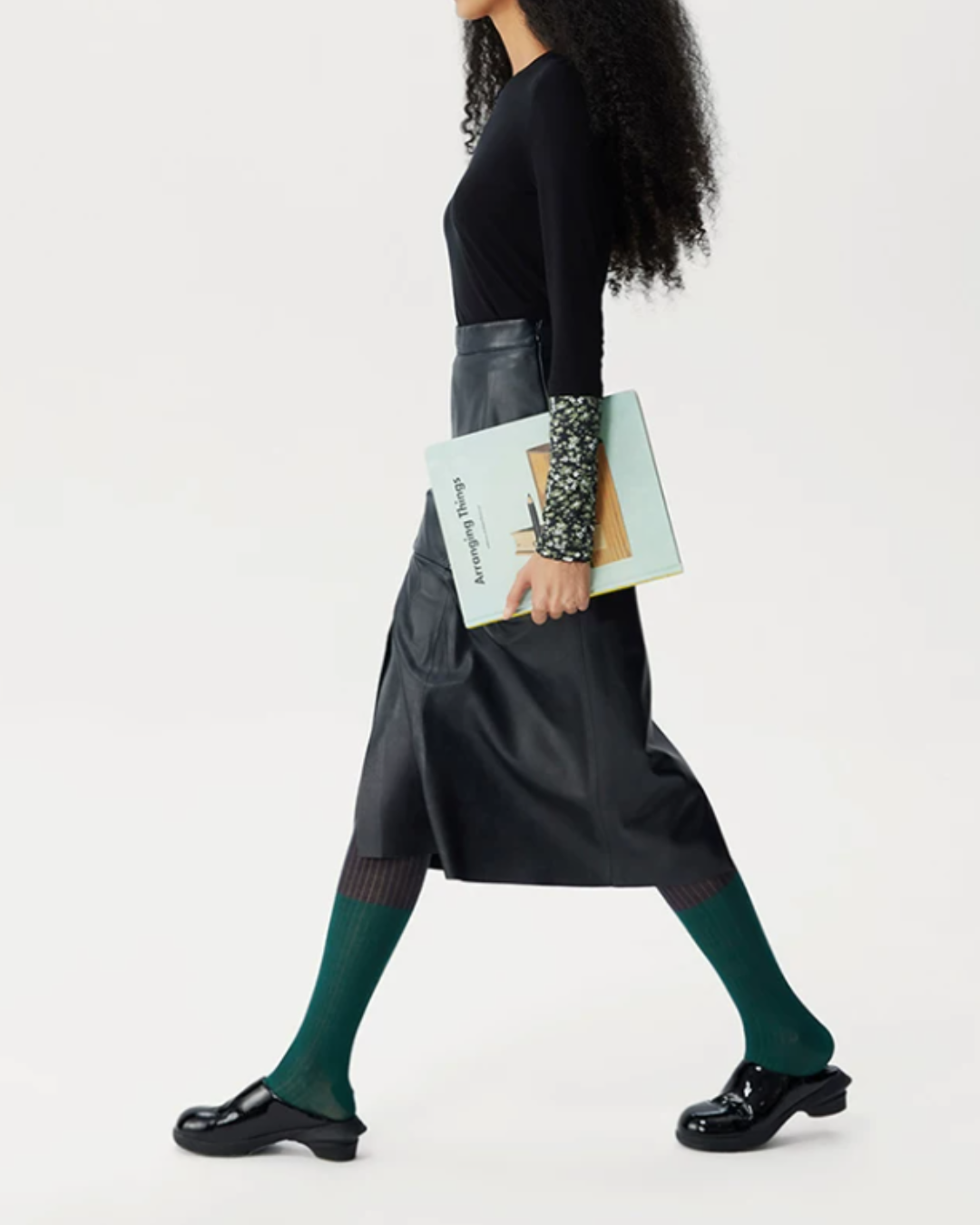 Fused Colour-Block Anti-Snag Pantyhose