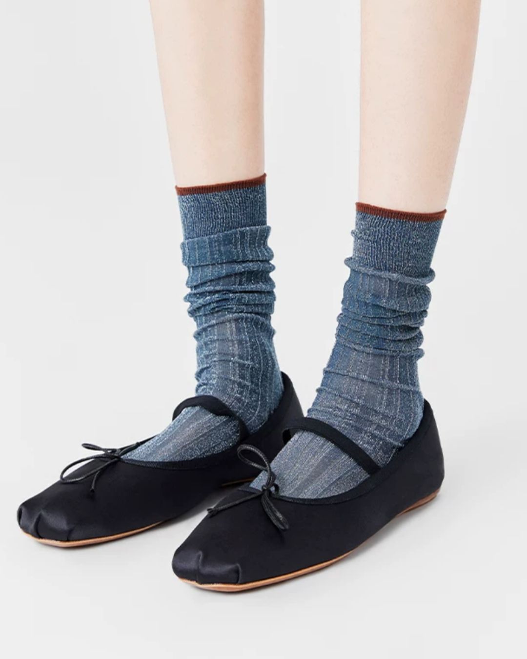 Lurex Glass-Silk Over-the-Calf